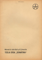 Tesla 315a - Navod k udrzbe 